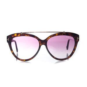 NEW TOM FORD LIVIA TF518 52Z WOMAN HAVANA PINK  SUNGLASSES TOM FORD FT0518/S